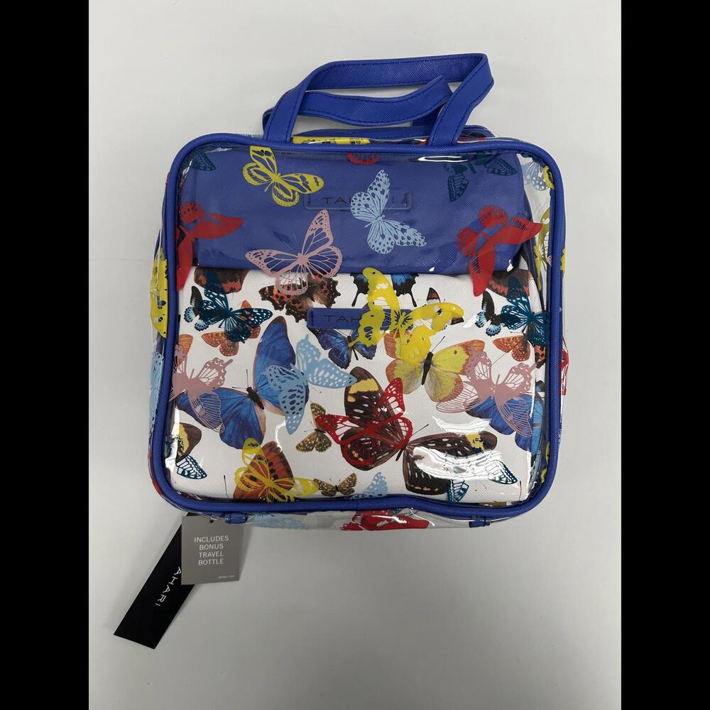 Tahari Butterfly Print Travel Bag - Blue Multi